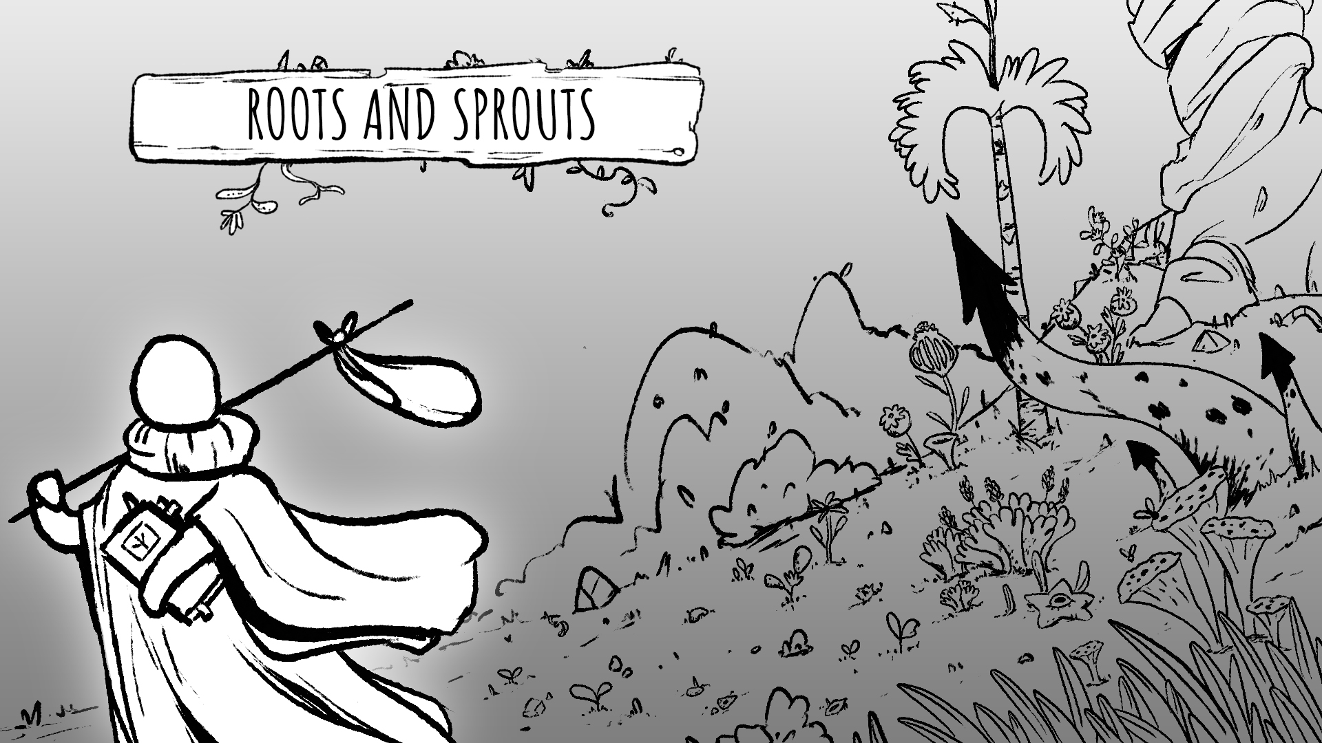 Roots and Sprouts Title Screen